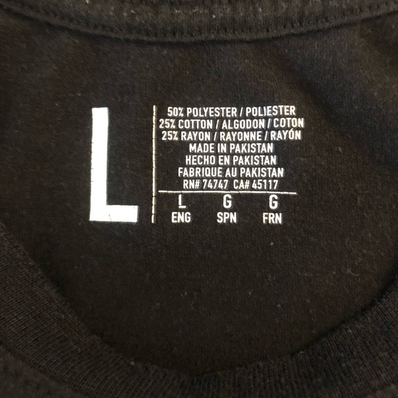 Bass Pro Shops Johnny Morris Black T-Shirt Sz L - Picture 3 of 3